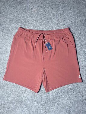 Johnnie-O Rocke Performance Shorts 7" Athletic Comfort Lightweight Mens Large